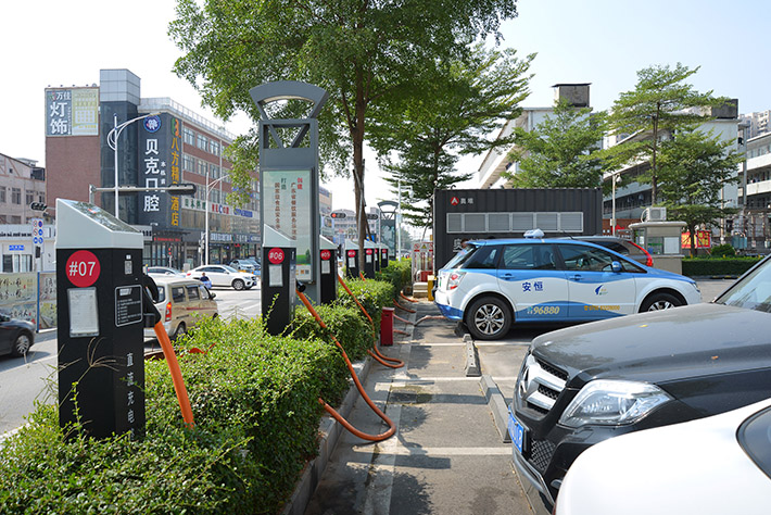 沙井京基百納廣場停車場充電站工程