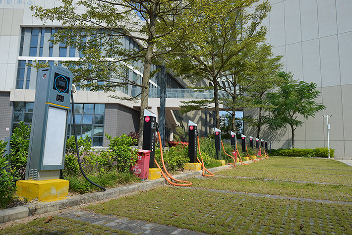 沙井京基百納廣場停車場充電站工程