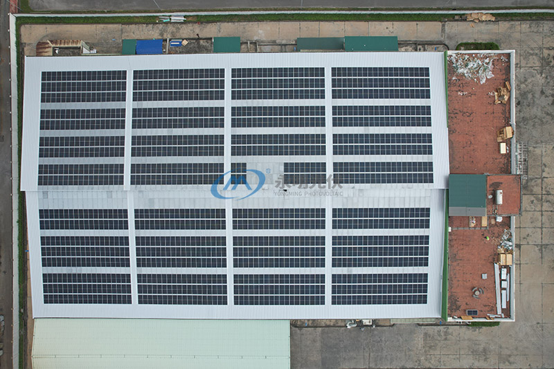 胡連電子(越南)責任有限公司675.99KW光伏發(fā)電站