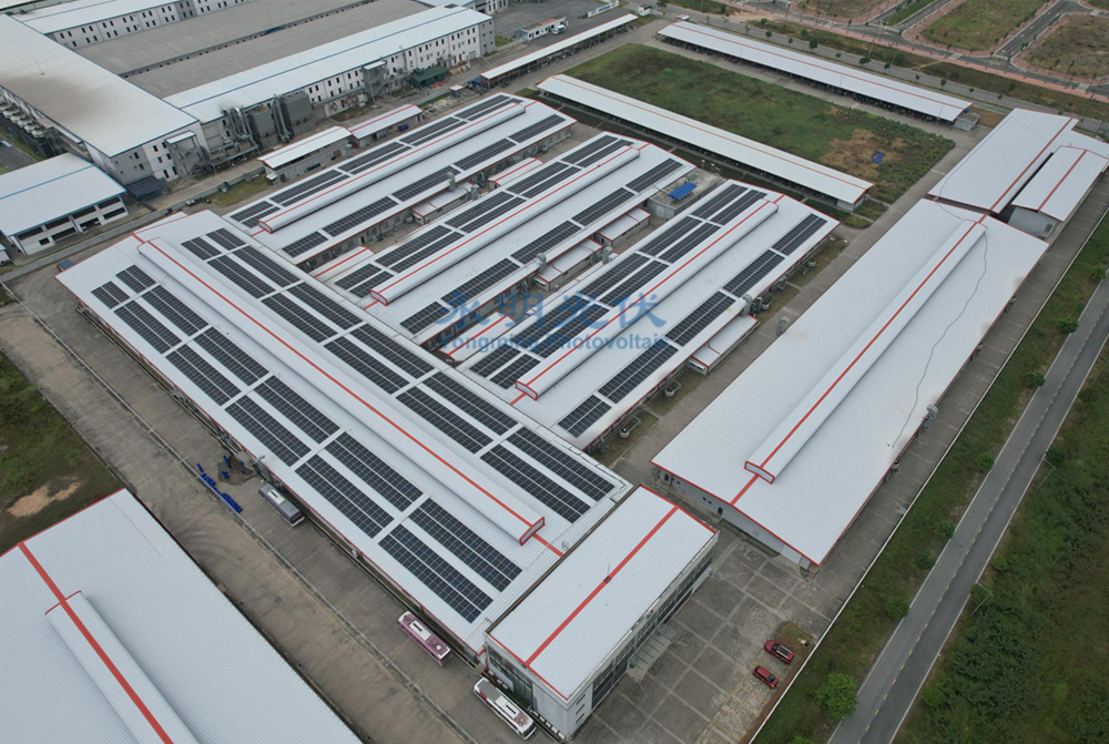 越南Poyun電子公司1.3MW光伏發(fā)電站 越南Poyun電子公司1.3MW光伏發(fā)電站